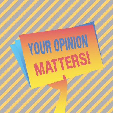 Sizin görüş Matters gösteren Not yazma. İş fotoğraf vitrine sadece dedi bir şey ile kabul etmiyorum göstermek el Holding boş alan renk dosya klasörü Iç sayfa ile.