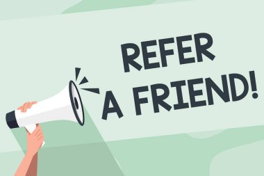 Metin yazma Word bir arkadaşa bakın. Doğrudan birisi için iş kavramı ya da ona hediye ınsan el Holding sıkıca ses simgesi ve boş metin alanı ile bir megafon gibi bir şey göndermek.