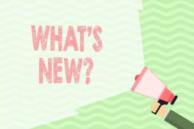 Ne S Yeni Soru gösteren kavramsal el yazısı. İş fotoğraf onun mevcut canlı olaylar eylemleri Hakkında birisi sorduğunuzda vitrine Işık Ile Megafon Tutma Hacim Aralığı Genişletme.