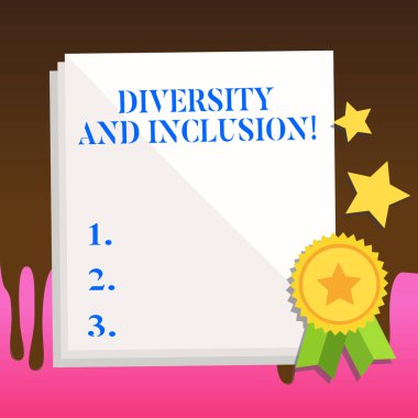 Çeşitlilik ve İçerme'yi gösteren metin işareti. Kavramsal fotoğraf aralığı huanalysis fark Şerit Mühür Damga Etiketi ile Parşömen Kağıt Kırtasiye ırk etnik cinsiyet Beyaz Boş Levha içerir.