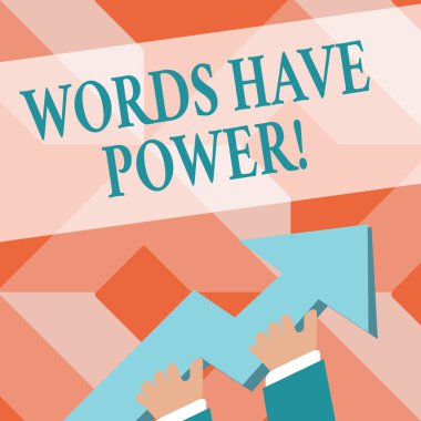 Kelimelerin Gücü Olduğunu gösteren bir not yazıyorum. İş fotoğraflarının sergilenmesi, el ele tutuşan birinin yaralanmasını veya yaralanmasını iyileştirir..