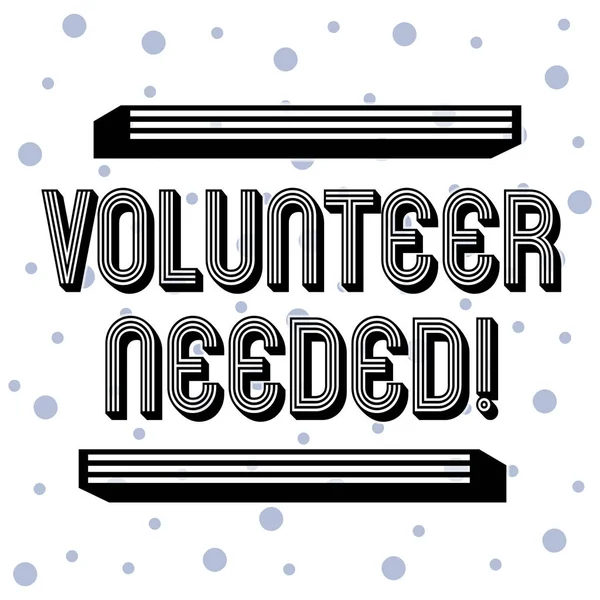 Handwriting text Volunteer Needed. Concept meaning asking demonstrating to work for organization without being paid Seamless Blue Polka Dots Tiny Circles Pattern in Random on White Isolated.
