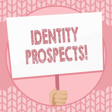 Kimlik Umutlarını gösteren bir not yazıyorum. Potansiyel müşteri niteliğindeki kurşunların yer aldığı bir iş fotoğrafı sergisi, Ele Tutuşma Plaketi 'nin desteklendiği bir organizasyondur..