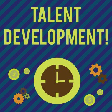 Yetenek Geliştirme'yi gösteren metin işareti. Saat, Dişli Çark Dişliler ve Dolar Para Birimi İşareti organizasyon Zaman Yönetimi Simgeleri için gerekli huanalysis sermaye kavramsal fotoğraf beklentisi.