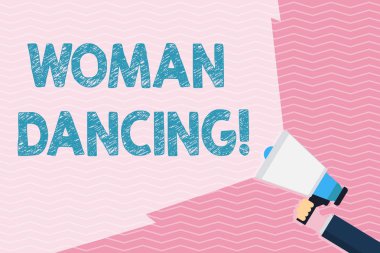 Woanalysis dansını gösteren bir not yazıyorum. İş fotoğraflarında özgüvenli woanalizler gösteriliyor. Ses aralığını uzatan Beam ile zarif ve profesyonel bir şekilde el ele tutuşan megafon..