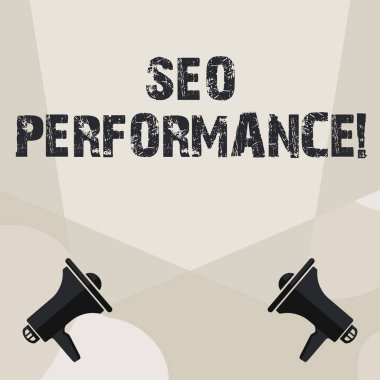 Seo Perforanalysisce gösteren kavramsal el yazısı. İş fotoğraf vitrin web sitesi Spotlight Crisscrossing Için trafik miktarını ve kalitesini artırmak Katta Megaphones Yukarı.