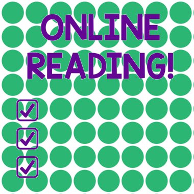 El yazısı metin yazma Online Okuma. Anlam ayıklama kavramı, Beyaz Düz Desen Üzerinde Satır ve Sütunlar Halinde Düzenlenmiş Dijital Formatta Kesintisiz Yeşil Daireler.