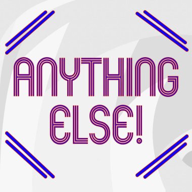 Kelime yazma metni Başka bir şey. İş konsepti yardımcı olabilir ya da Gri Dairesel Dikenli Bıçak Endüstriyel Dişler için gereken soyut fotoğraf.