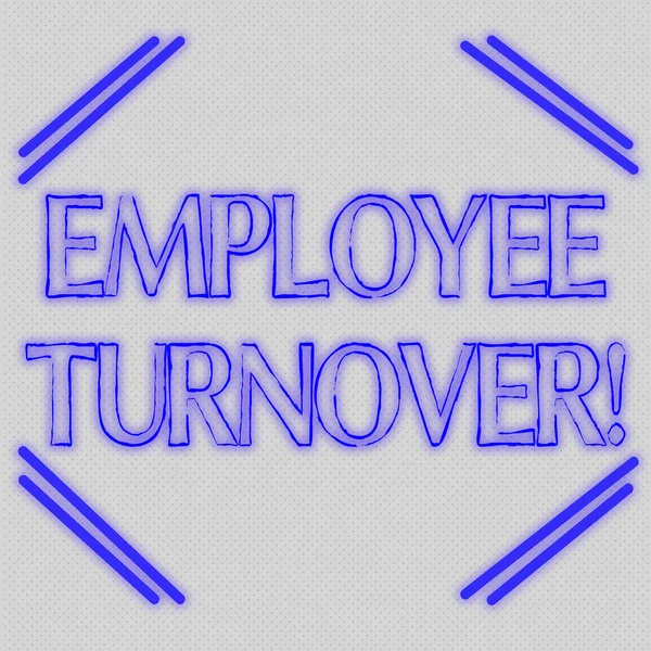 Word writing text Employee Turnover. Business concept for the percentage of workers who leave an organization Seamless Endless Infinite Tiny Gray Dots Points Pattern Filling Up the Space. — 스톡 사진