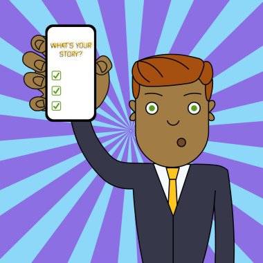 Kelime yazma metni Hikaye sorunuz nedir? İş konsepti, birisi tarafından kendi yolculuğumun başından bugüne kadar sorulmasıdır..