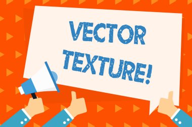 Kelime yazma fotoğrafı dokusu. Görüntü işleme El Tutma Megafonu ve Metin Balonuyla Başparmak Yukarı Hareketlendiren Diğer İki Metin İşaretleri kümesi için iş konsepti hesaplandı.