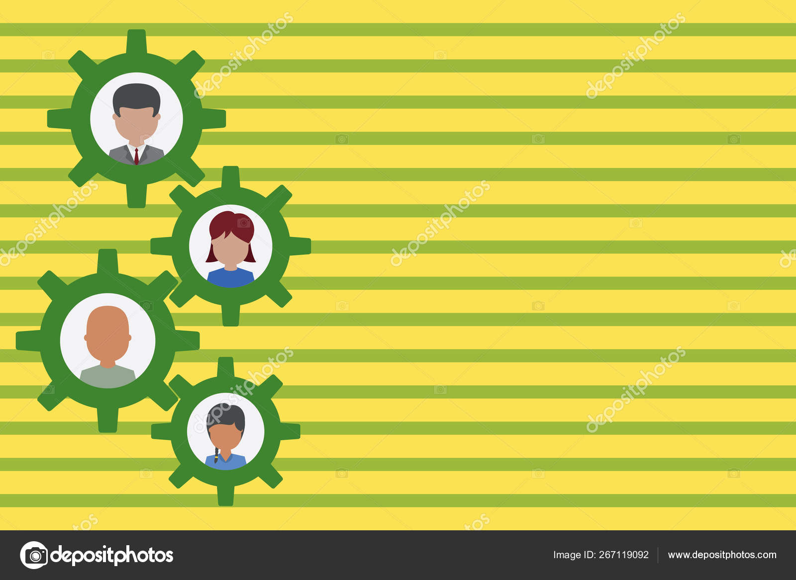 Gearshaped Picture Frame Family Mother Father Daughter