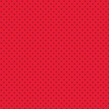 Katı Kırmızı Arka Plan karşı Dikişsiz Sonsuz Sonsuz Polka Nokta Desen. Kumaş Sarma makinesi için Yaratıcı Pointmark Backdrop, Davet Kartı, Sunum.