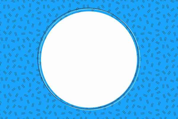 Плоское фото Дизайн пустого круглого пространства для копирования форм на голубом фоне. Творческий фон для цифрового маркетинга, продвижения, рекламы, бизнеса . — стоковый вектор
