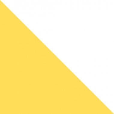 İki dik üçgen parçası biri yukarı, diğeri aşağı bakıyor. Dikdörtgen bir çift eşit ölçüm trihedron bölünmüş doksan derece açı yapar.