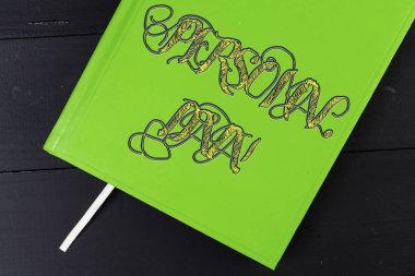 Kişisel Verileri gösteren kavramsal el yazısı. Tanımlanabilir bir kişiyle ilgili Bilgileri gösteren iş fotoğrafı.