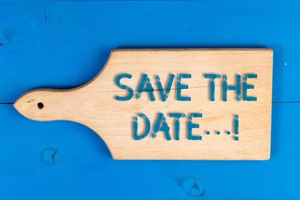 Conceptual hand writing showing Save The Date. Business photo text Organizing events well make day special event organizers. — Stock Photo, Image
