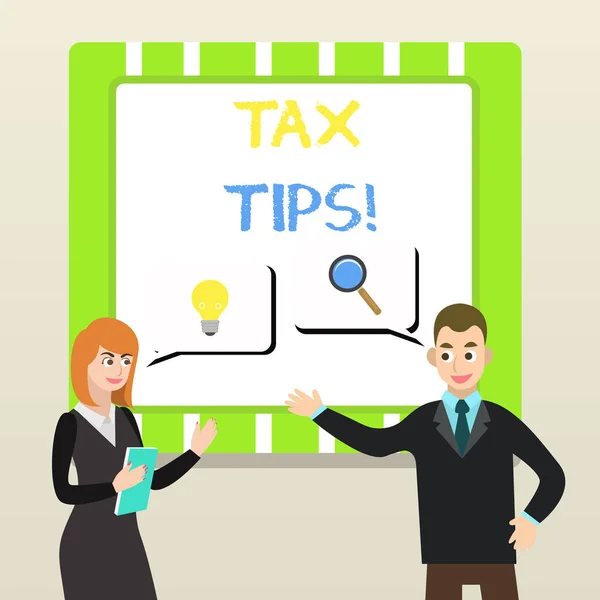 Handwriting text Tax Tips. Concept meaning compulsory contribution to state revenue levied by government.