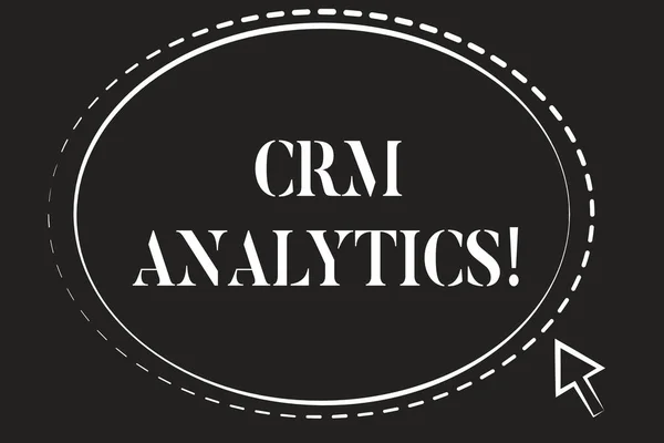 Концептуальний почерк, що показує Crm Analytics. Бізнес-додатки для тексту фотографій, що використовуються для оцінки організації s є даними клієнтів . — стокове фото