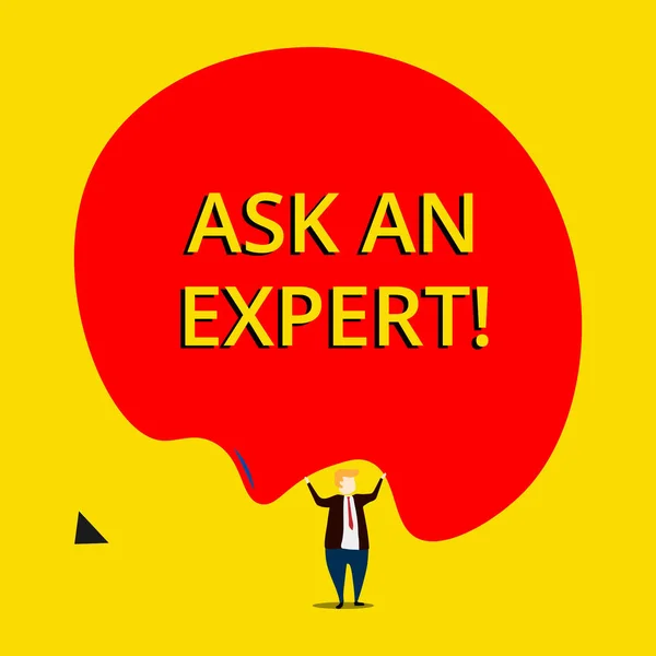 Fogalmi kézírás mutatja Ask an Expert. Üzleti fotó bemutatása visszaigazolást, amely elolvasta megérteni, és egyetért az iránymutatásokkal. — Stock Fotó
