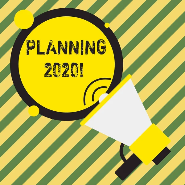 Word writing text Planning 2020. Επιχειρηματική ιδέα για τη διαδικασία εκπόνησης σχεδίων για κάτι το επόμενο έτος. — Φωτογραφία Αρχείου