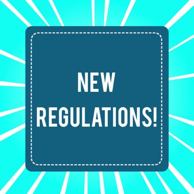 El yazısı metin Yeni Düzenlemeler. Kavram anlamı kurallar hükümet düzeni kontrol bir şey yapılan yaptı.