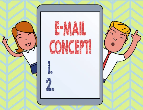 Parola di scrittura del testo E Mail Concept. Concetto di business per la sequenza degli sforzi di marketing per raggiungere il cliente tramite email . — Foto Stock