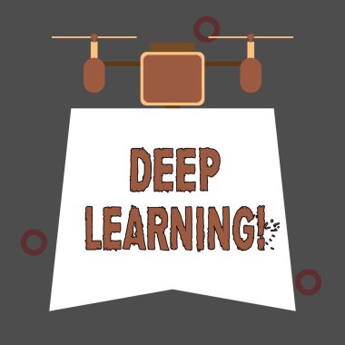 El yazısı metin Derin Öğrenme. Makine öğreniminde kullanılan algoritmaların toplanması anlamına gelen kavram.