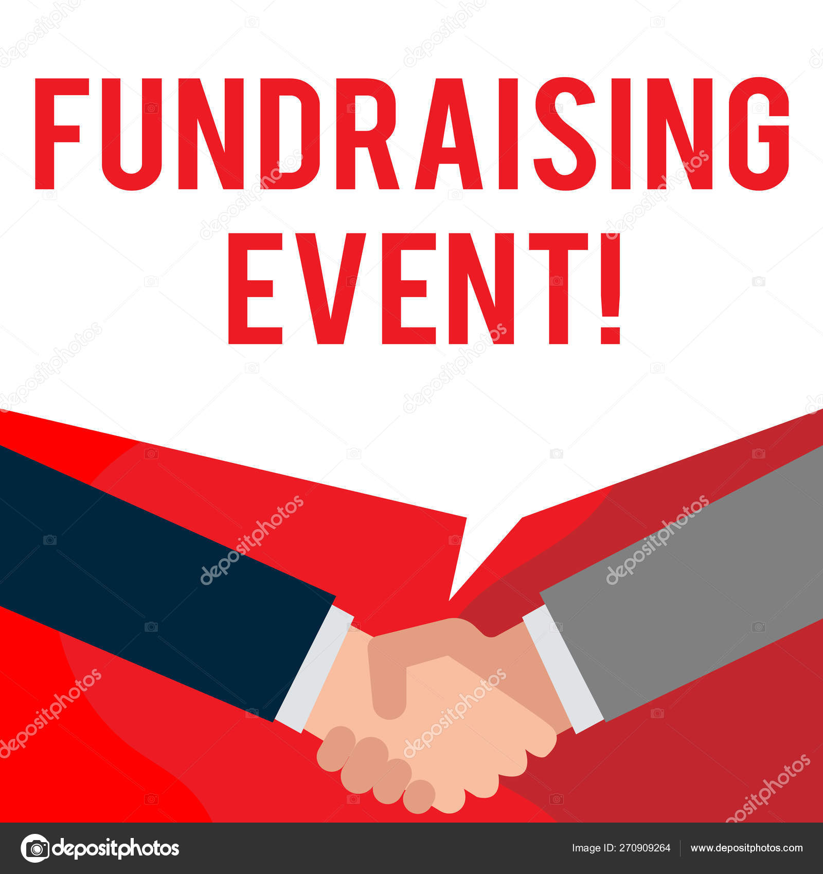 Handwriting Text Writing Fundraising Event Concept Meaning