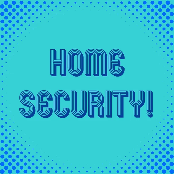 Handwriting text writing Home Security. Concept meaning A system that help protect your home from unwanted intruders Square rectangle paper sheet loaded with full creation of pattern theme. — Stock Photo, Image