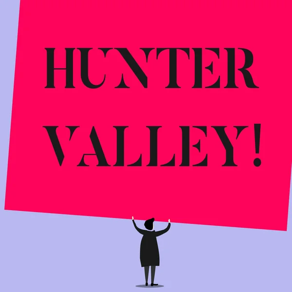 Word writing text Hunter Valley. Business concept for Australia s is best known wine regions State of New South Wales.