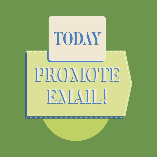 Word writing text Promote Email. Business concept for sending a commercial messages to potential or current clients. — 스톡 사진