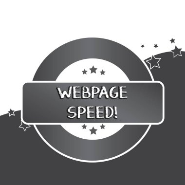 Web sayfası Hızını gösteren not yazılıyor. Kullanıcıların Renkli Yuvarlak Şekil Etiket Rozeti Yıldızları Boş Dikdörtgen Metin Kutusu Ödülü 'nü ne kadar hızlı görüp etkileşime girebildiklerini gösteren iş fotoğrafı.