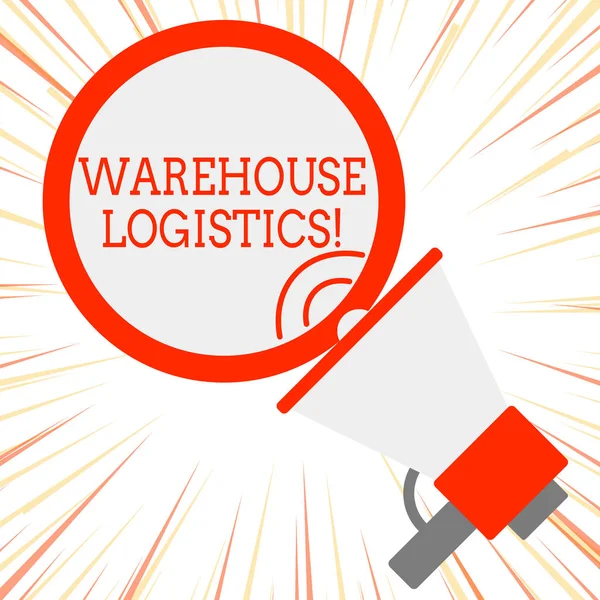 El yazısı metin Depo Lojistik. Kavram anlamı hem fiziksel mal ların hem de iş dünyasındabilgi akışı Speakingtrumpet Boş Yuvarlak Okişli Konuşma Metni Balon Duyurusu.