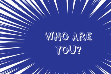 Kavramsal el yazma gösteren kim nelerdir soru. Kimlik veya demonstratingal bilgi gösterme hakkında soran iş fotoğraf metni soyut geometrik derin tasarım derinlik ve lekelerin simüle edilmesi.