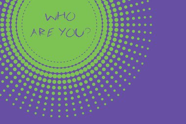 Kavramsal el yazma gösteren kim nelerdir soru. Kimlik veya demonstratingal bilgi göstermek isteyen iş fotoğraf metni soyut geometrik derin tasarım derinlik ve lekeleri simüle etmek.