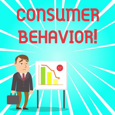 El yazısı metni tüketici davranışı. Bireysel müşterilerin marka Işadamı katip ile kısa Case ayakta beyaz tahta azalan çubuk grafik ile etkileşim nasıl kavramı anlamı çalışma.