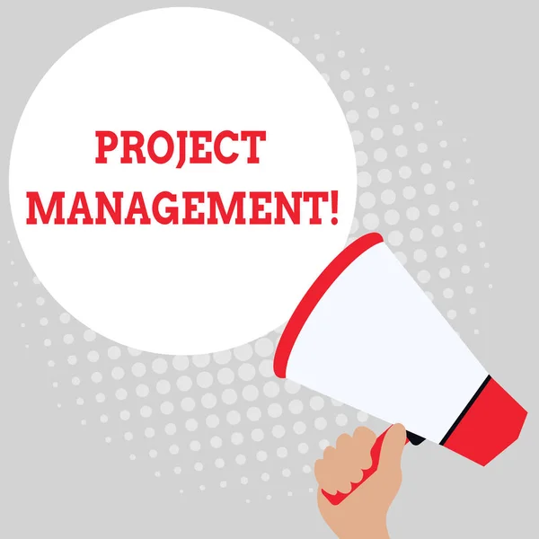 Writing note showing Project Management. Business photo showcasing Application Process Skills to Achieve Objectives and Goal Office Worker Sunglass Blank Whiteboard Meeting Presentation.