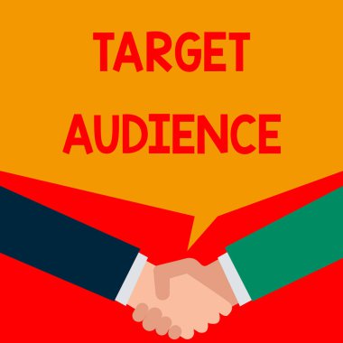 Kelime yazma kitle hedef kitlesi. Kategori için iş konsepti, iki kişiye hitap etmek istersiniz. Birbirinizi selamlarken şen şakrak sohbet edin ve el sıkışın..