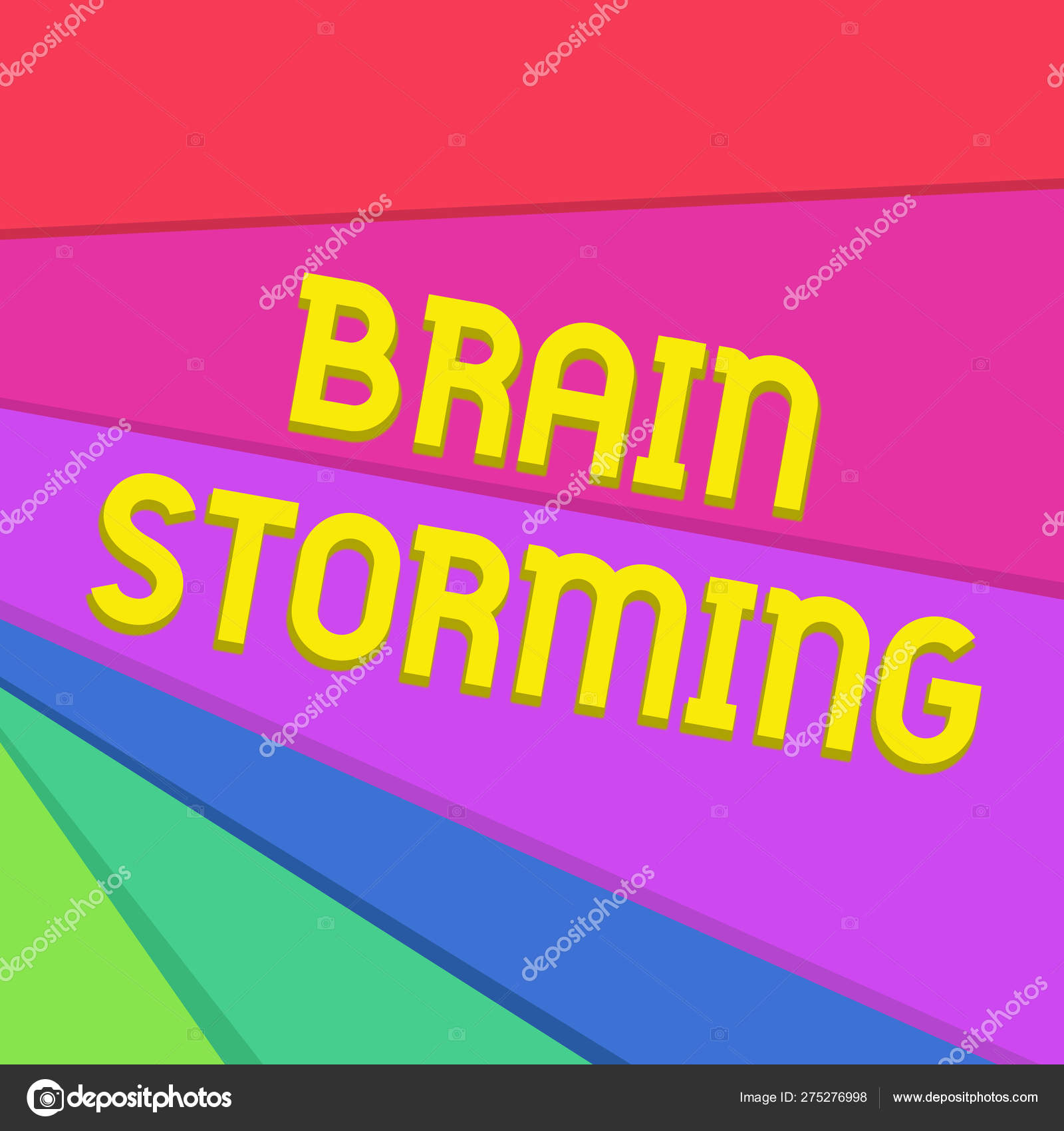 Handwriting Text Writing Brain Storming Concept Meaning Stimulating Creative Thinking Developing New Ideas Discussion Multicolor Sheets Of Cardboard Paper Of Different Colors Placed Randomly Stock Photo Image By C Artursz 275276998