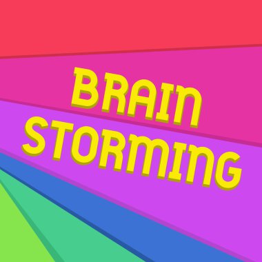 El yazısı metin yazma Brain Storming. Kavram anlamı Uyarıcı yaratıcı düşünme Yeni fikirler Geliştirme Tartışma Farklı Renklerkarton Kağıt Çok Renkli Levhalar Rastgele Yerleştirilir.