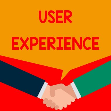 Kelime yazma Kullanıcı Deneyimi. İnternet sitesi kullanmanın iş konsepti. Özellikle de iki insanın birbirini selamlayıp tokalaşırken şen şakrak konuşmalarının ne kadar hoş olduğunu düşünürsek..