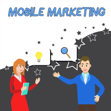 Mobil Pazarlama gösteren kavramsal el yazısı. İş fotoğraf vitrin tekniği akıllı cihaz İş Ortakları İş Ortakları İş Arkadaşı Ortaklaşa Sorun Çözümü Arayışı üzerinde kitleye ulaşmaya odaklanmış.