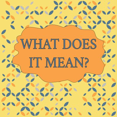 Ne Anlama Geldiğini gösteren metin işareti. Kavramsal fotoğraf belirsiz ifade Sorunsuz Sonsuz Sonsuz Yaz Sonbahar Yaprak Doku Çok Renkli Desen iletişim kurmak için tasarlanmıştır.