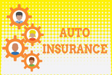 Oto Sigortası 'nı gösteren kavramsal el yazısı. İş fotoğrafında, kazaya karşı mali kayıplara karşı koruma gösteriliyor. Çerçeve çerçevesi çerçevesi, aile fotoğrafının tamamı..