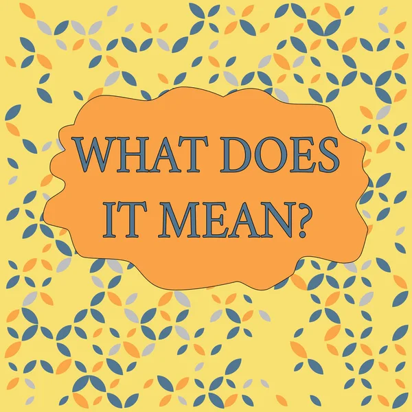 Ne Anlama Geldiğini gösteren metin işareti. Kavramsal fotoğraf belirsiz ifade Sorunsuz Sonsuz Sonsuz Yaz Sonbahar Yaprak Doku Çok Renkli Desen iletişim kurmak için tasarlanmıştır.