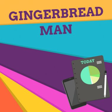 El yazısı metin Gingerbread Man. Kavramı genellikle huanalysis Düzeni Smartphone Off Ballpoint Pen Ringbound Notepad İş Pasta Grafik şeklinde zencefilli yapılmış çerez anlamına gelir.