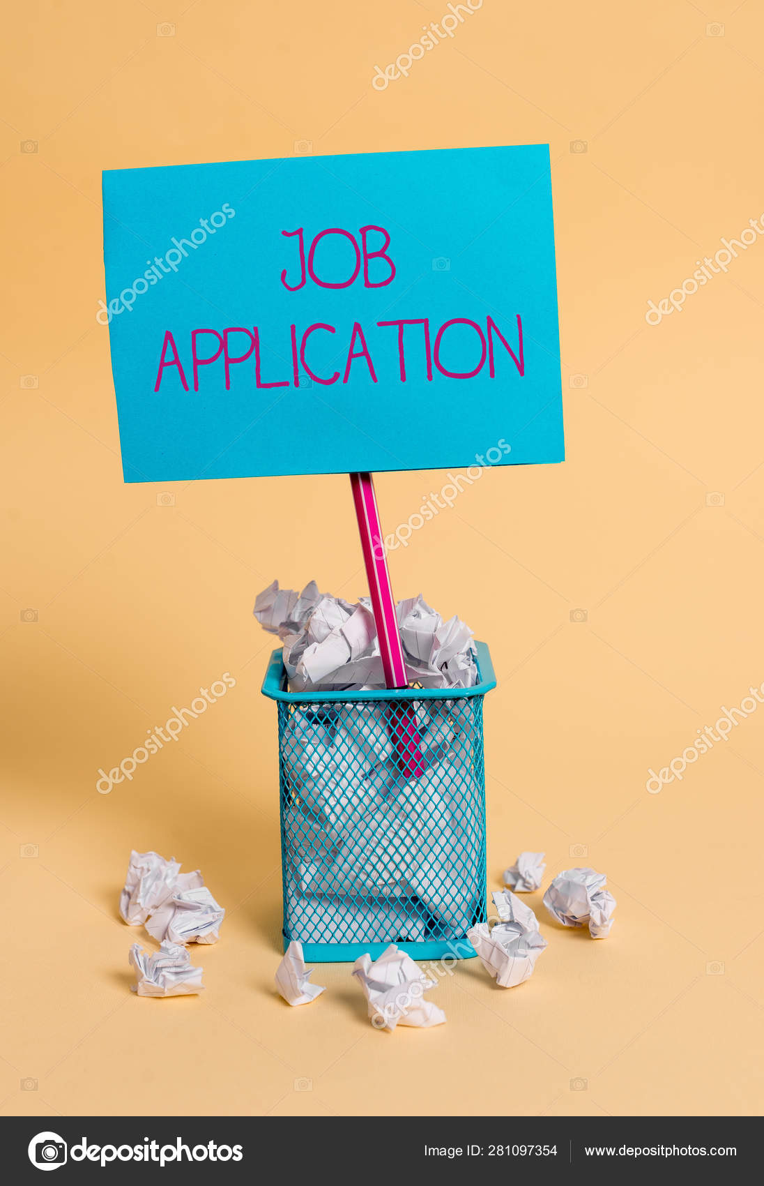 word writing text job application business concept for the stationary for word documents