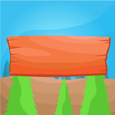 Renkli tahta işareti yüzeye sabitlenmiş. Arka plana bağlı boş ahşap panel. Dikdörtgen şekilli ahşap tahta yuvaları ve oluklar ile. Metinsel ileti için boş alan.