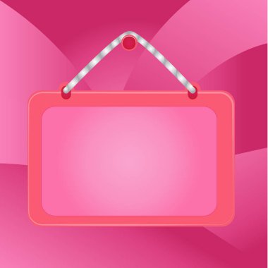 Yüzeyde daha koyu çerçeveli ve kalın şeritli bir çiviyle sabitlenmiş renkli tahta. Dikdörtgen şekilli yapı. Boş pencere duvardaki renkli arkaplan boşluk işaretine iliştirildi.